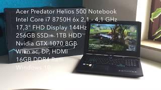 Acer Predator Helios 500 Gaming Notebook - Review Deutsch