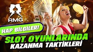 Slot Oyunlarında Kazanma Taktikleri! - En Kritik 5 Hap Bilgi  #slot #slottaktik #slotoyunları