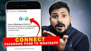 How to Connect Facebook Page to WhatsApp | Facebook Page Ko WhatsApp Se Link Kaise Kare