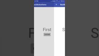 How to Implement Back Button on Toolbar in Android Studio | BackButtonAndroid | Android Coding