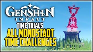 Genshin Impact All Time Trial Challenges in Mondstadt