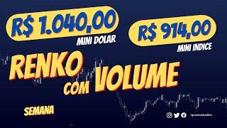 COMO GANHAR NO IBOVESPA? RENKO COM VOLUME REGRA DE EXECUÇÃO