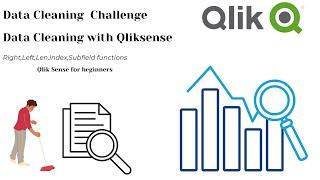 QlikSense Data Cleaning challenge:  Learn how to use Len,left, right, Index, subfield to clean data.