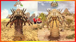 ARK ASA VS ASE SCORCHED EARTH ALL DINOS COMPARISON