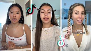 Makeup Tutorial Tiktok Compilation - GRWM  ( Get Ready With Me ) ️(Skincare, Makeup, Outfits) 1272