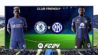 Chelsea vs. Inter Milan - Club Friendly - Ft. Victor Osimhen - 2024 Full Match 4K - FC 24