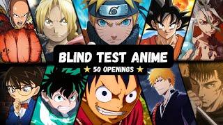 BLIND TEST ANIME - 50 OPENINGS (FACILE/MOYEN)