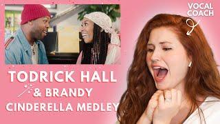 CINDERELLA MEDLEY I Todrick Hall & Brandy I Vocal coach reacts