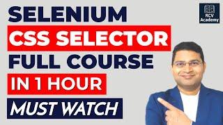 Selenium CSS Selector Tutorial - CSS Selectors in Selenium WebDriver | CSS Selector Full Tutorial