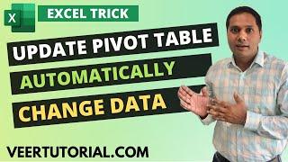 Pivot Table Update Automatically whenever change Data Source