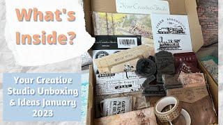 Your Creative Studio Unboxing & Ideas January 2023