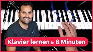 Klavier lernen in nur 8 Minuten! So funktionierts..