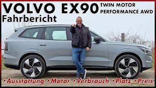 Volvo EX90 AWD Performance - How good is the electric Volvo luxury SUV? Test Review German 2025