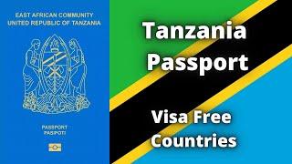 Tanzania Passport Visa Free Countries (2023)