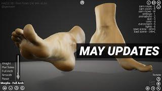 Major Updates in May - HAELE 3D - Feet Poser Lite