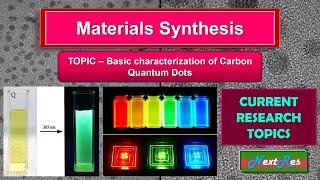 Carbon Quantum Dots | Carbon Quantum Dot Characterization | Quantum Dots