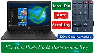 How to Fix Auto Scrolling Problem In Laptop or PC | Auto Scrolling Problem Windows 10