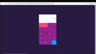 Calculator Using Html CSS3 & Javascript