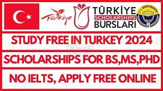 Turkiye Success Scholarship 2024-2025 for Bachelors, Masters and PhD for International Students