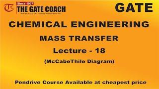 McCabe Thile Diagram | By Ankur Bansal | Chemical Engineering GATE EP-18 #gate2025