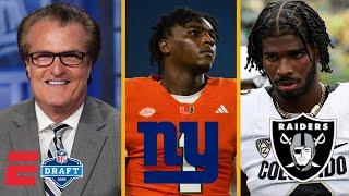 Mel Kiper's 2025 NFL Mock Draft: Giants select QB Cam Ward; Raiders pick QB Shedeur Sanders