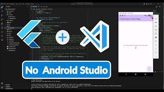 Flutter with Vscode setup | No Android Studio