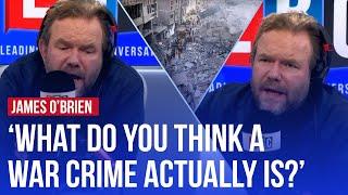 James O'Brien pushes caller to justify why he supports Israel's tactics | LBC