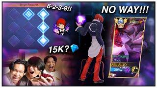 Spending 15k diamonds in KOF event encore reaction how to get CHOU IORI YAGAMI new pattern 2023 MLBB