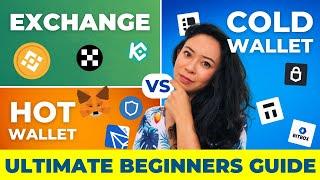 Complete Beginner's Guide to Crypto Wallets & Exchanges 2024 | Exchanges vs Hot vs Hardware Wallets