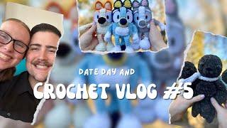 Crochet and Life Vlog #5- DATE DAY- Market Prep- Unboxings- New Hobby- Pattern Testing- Safety Eyes