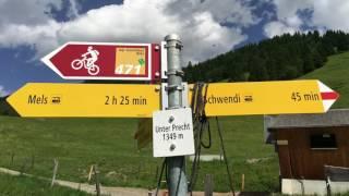 Mountainbiketour Alp Precht-Alp unter Gamidaur-Alp Vermii