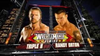 WrestleMania Rewind matches on RAW, 3/15/10