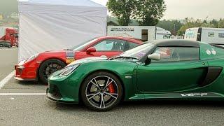 Porsche 991 GT3 VS Lotus Exige V6 Cup - plus commentary