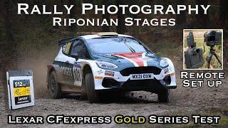 Rally Photography - Riponian Stages. A test for the new Lexar Gold Series 512gb CFexpress card