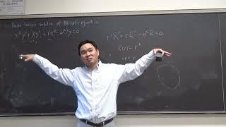 Power Series Solution of Bessel's Equation