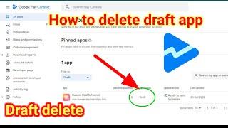 How to Delete App from Google Play Console | Remove / Unpublish App from Play Console 2023 #console