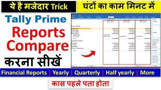 मजेदार ट्रिक | ऐसे करें टैली का सही इतेमाल REPORT बनाने के लिये #tallyprime #tallytips #tallycourse