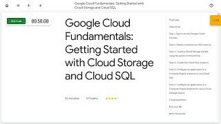 Google Cloud Fundamentals Getting Started with Cloud Storage and Cloud SQL