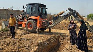 The start of construction of a new residential house in the city