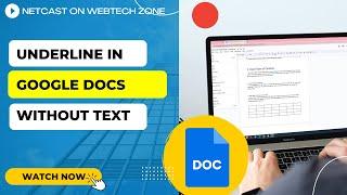 How to Underline in Google Docs Without Text | How to Insert a Blank Line in Google Docs?