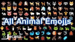 Emoji Meanings Part 57 - All Animal Emojis | Mammals, Birds, Amphibians, Reptiles, Sea, Bugs-Insects