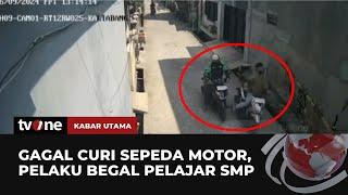 Aksi Begal di Bekasi Terekam CCTV, Pelajar SMP Jadi Korban | Kabar Utama tvOne