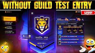 Guild Test only 1 Tap  1v2 #99+ headshot Rate In Custom Skille #freefire #shorts #viralvideo