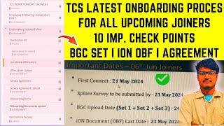 TCS Updated Onboarding Process For All New Joiners Next Step After Accepting TCS Joining Letter 2024