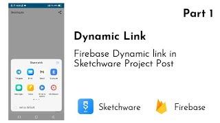 Post dynamic link in Sketchware| How to create dynamic link in Sketchware| Technical TEAM| PART 1