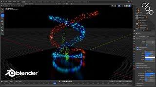 How to control multiple particle systems in Blender 2.93 - Particles systems beginners tutorial