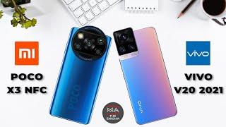 POCO X3 NFC vs VIVO V20 2021 | DETAILED COMPARISON PRESENTATION