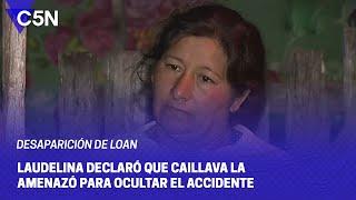 La declaración de LAUDELINA, tía de LOAN: "Yo vi como LO ALZABAN DESVANECIDO"