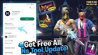 How To Use (& Remove) Ns Tools Pro App Free Fire  | Free All Bundle & Emote & GunSkin 2023