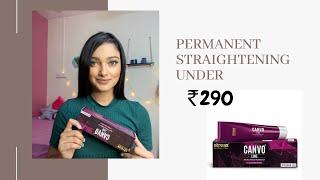 Straightening/smoothening/re-bonding under Rs 290|Streax canvo line straightening cream